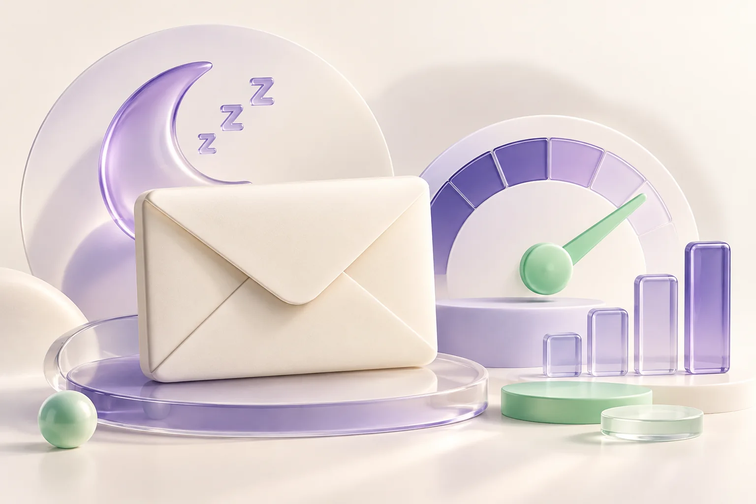 A dormant envelope sits beside a recovery-value meter